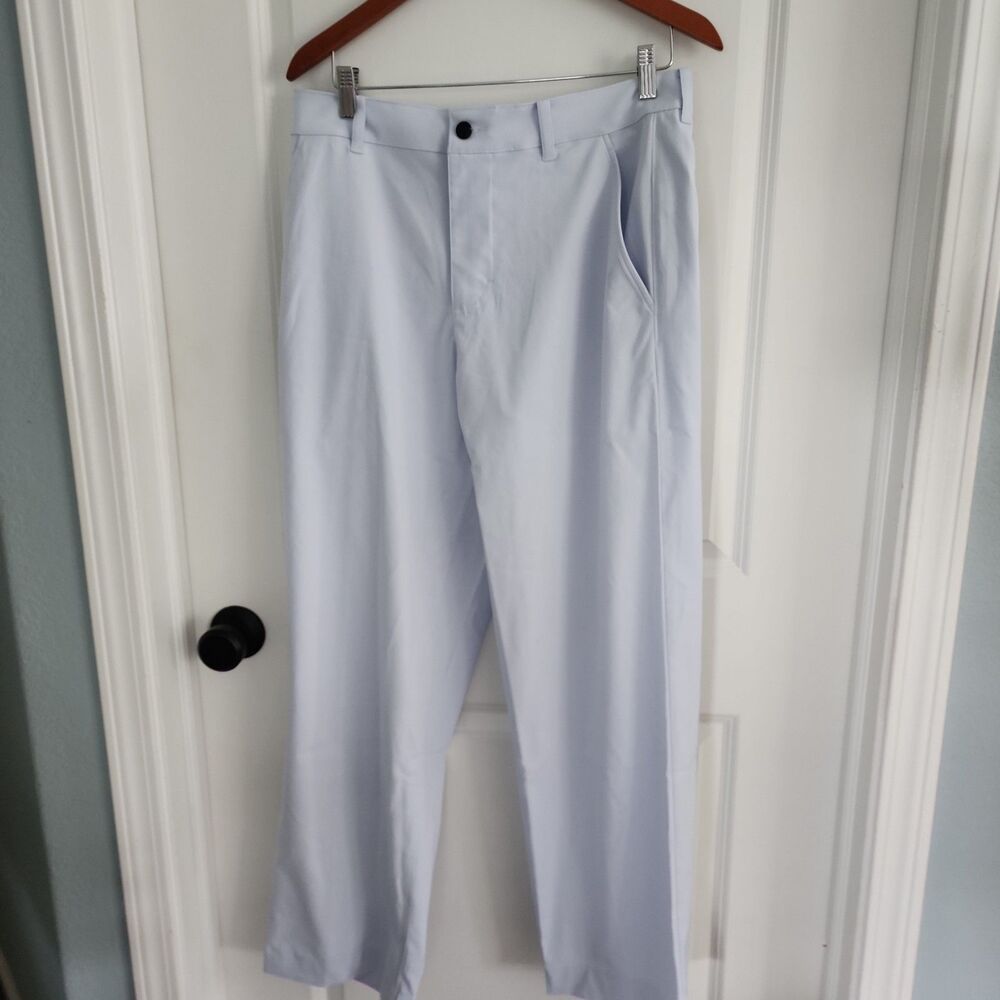 Nike Golf Move To Zero Pants Mens Size 32 Blue Loose Fit Full Length Performance